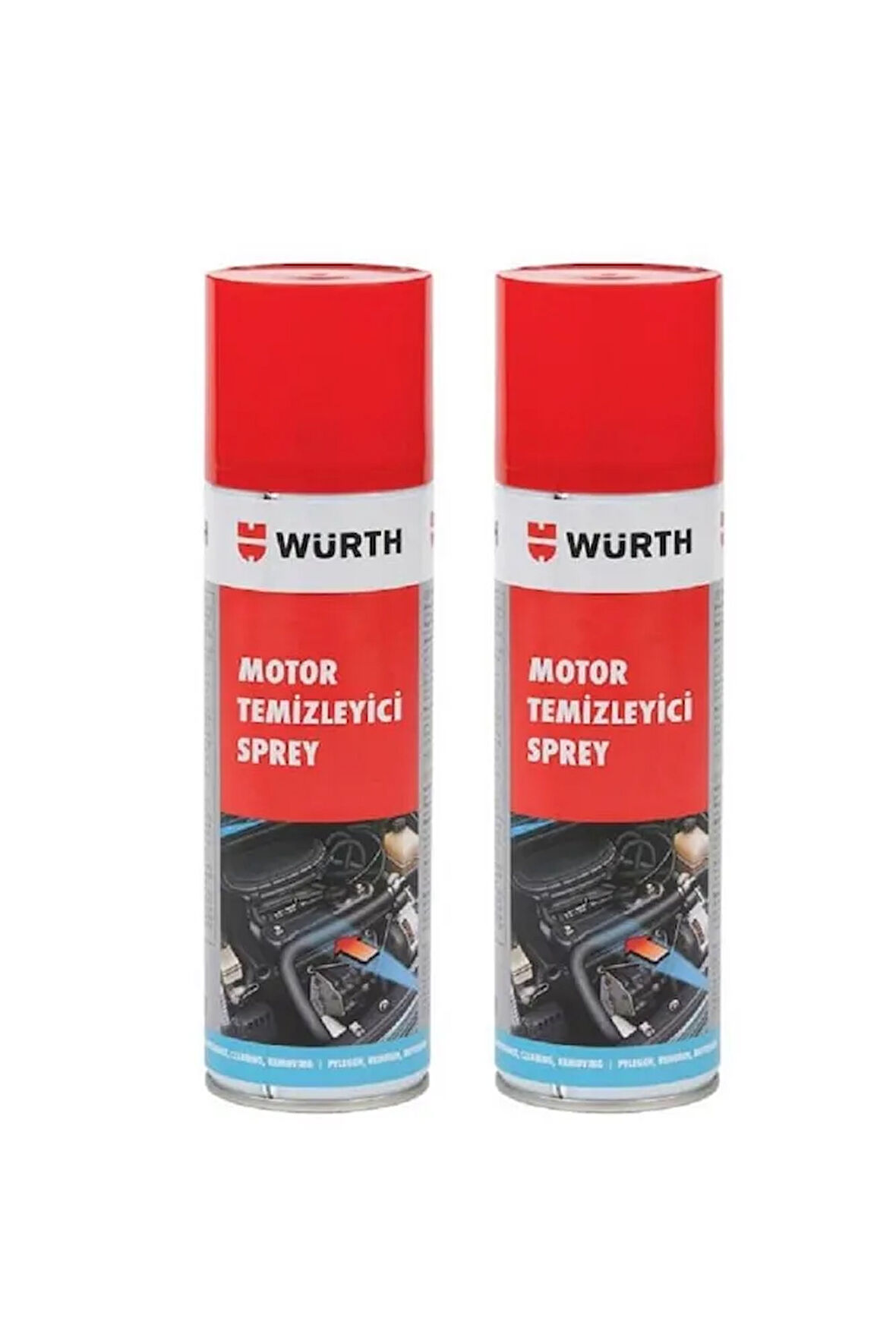 2 ADET MOTOR TEMİZLEME SPREYİ 500ML