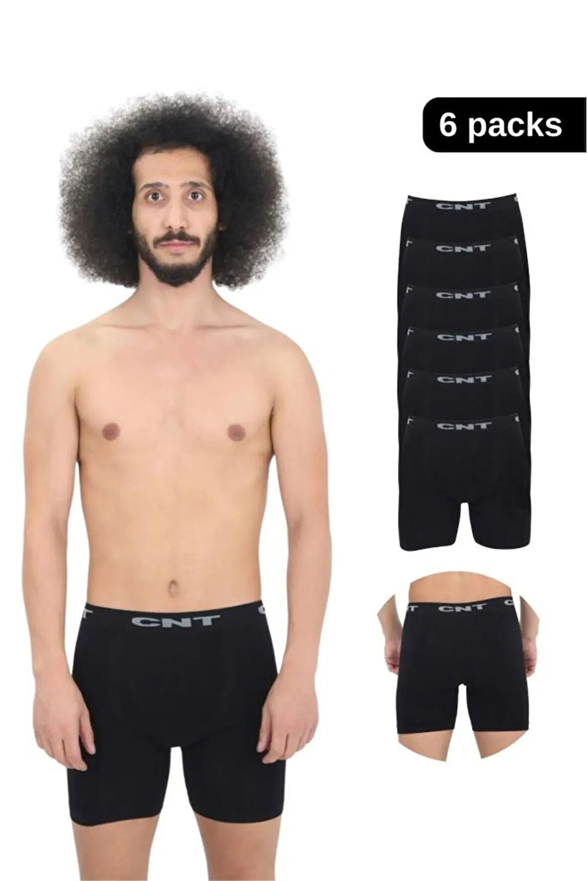 ERKEK 6 LI ÖZEL PAKET MİKRO FİBER ESNEK DİKİŞSİZ UZUN BOY BOXER