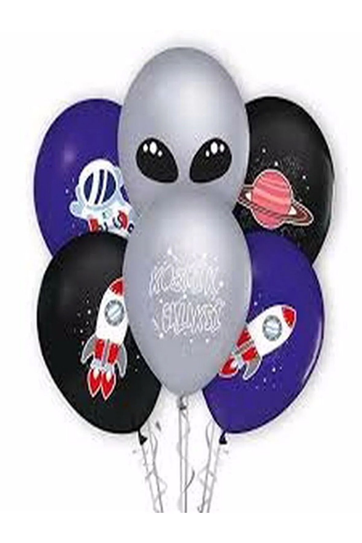 Uzay Temalı 10 Lu Balon