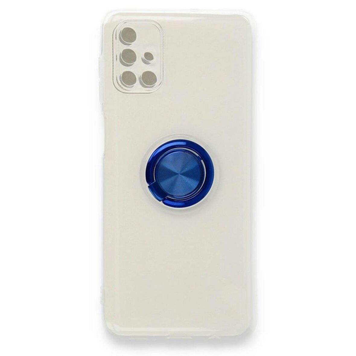 Oppo Reno 4 Lite Kılıf Gros Yüzüklü Şeffaf Silikon