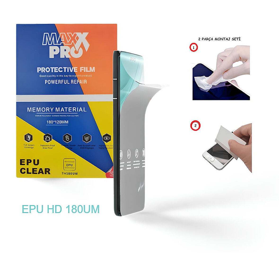 Xiaomi Mİ 9T NANO Ekran Koruyucu Esnek ULTRA İnce - MAXXPRO - EPU HD