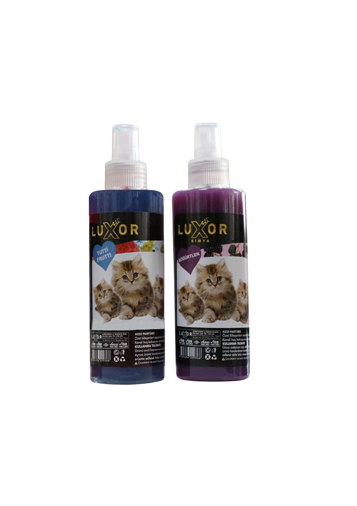 Luxor Kedi Parfümü Böğürtlen ve Tutti Frutti Aromalı 200 ml