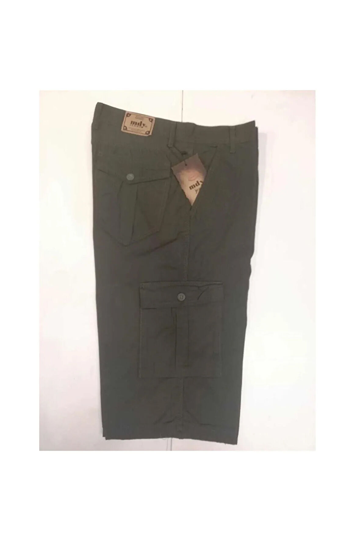 PAMUK KUMAŞ KARGO CEP KETEN KAPRİ BERMUDA