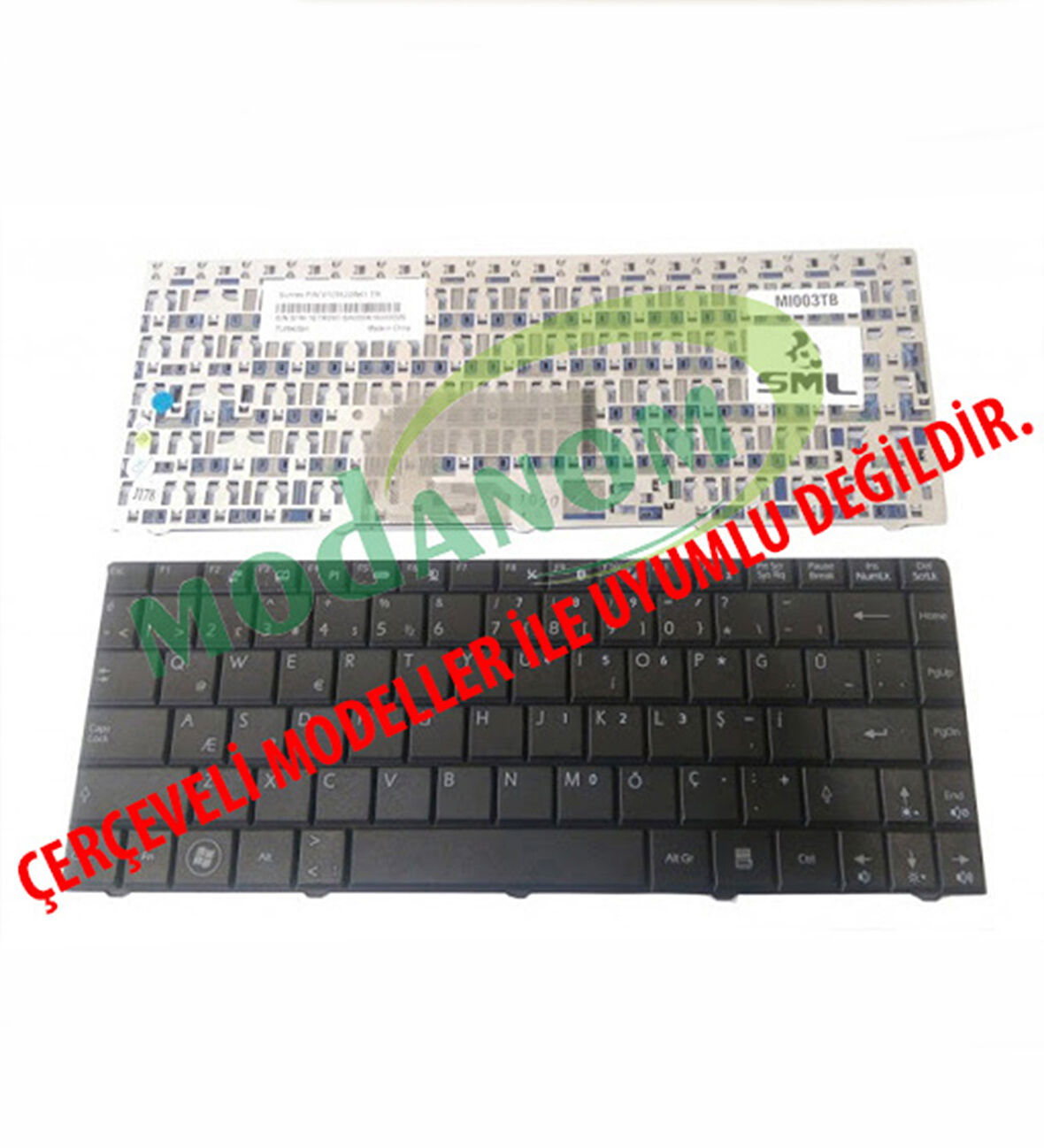 MSI MS-1356 Klavye Siyah Türkçe - Ver.1