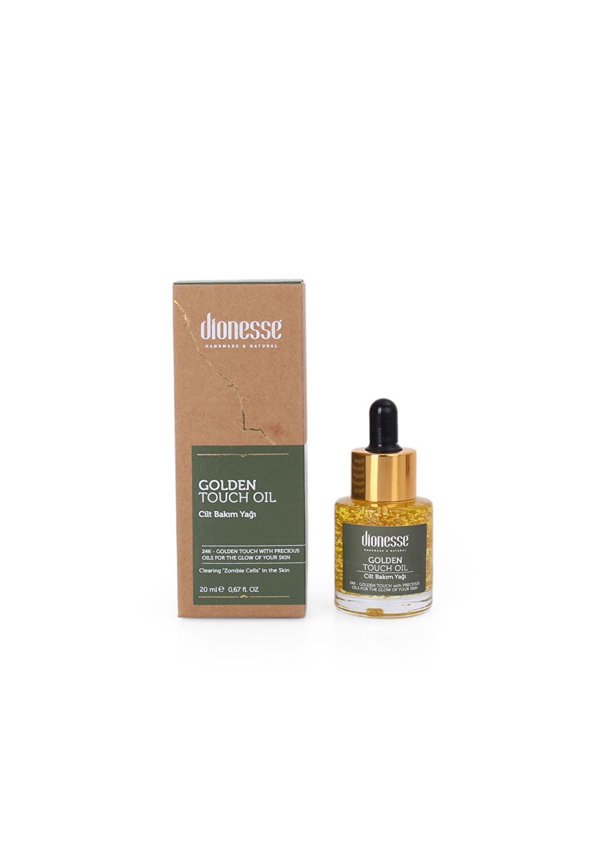 Dionesse 24K Doğal Cilt Bakım Yağı 20 Ml