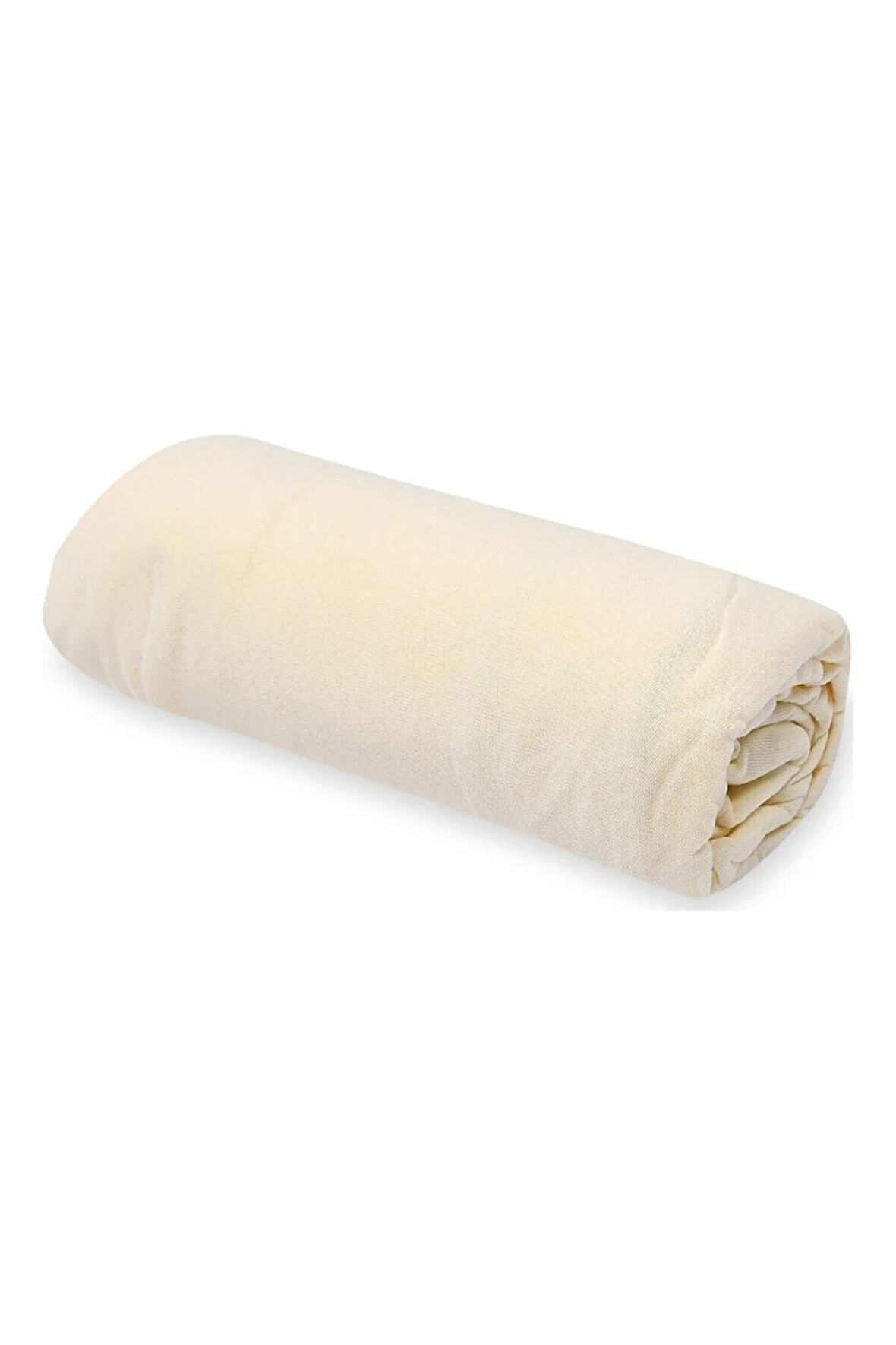 120’lik Penye Lastikli Çarşaf 120*200 Cm (krem)
