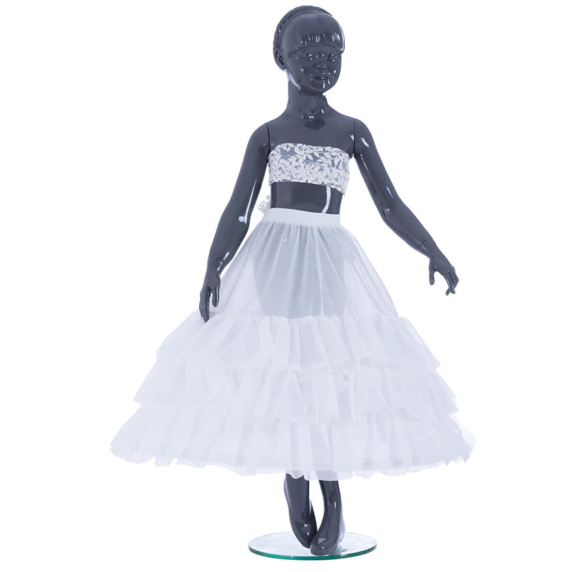 Fırfırlı Çocuk Tarlatan - Elbise Kabartıcı 