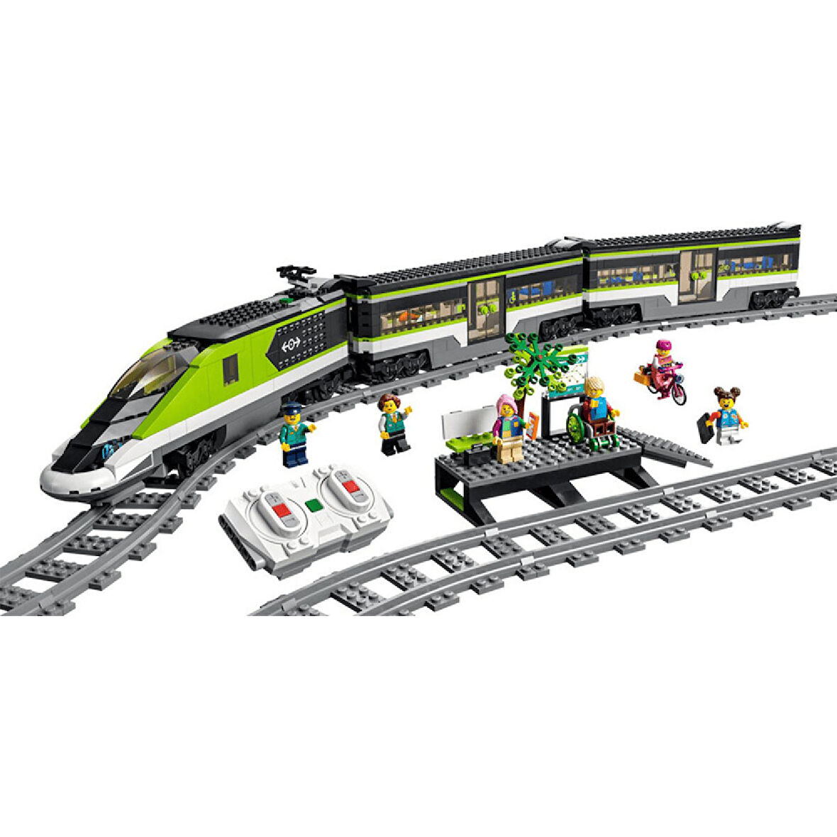 Lego City Express Passenger Train Yaratıcı Yapı Blok Seti 764 Pcs