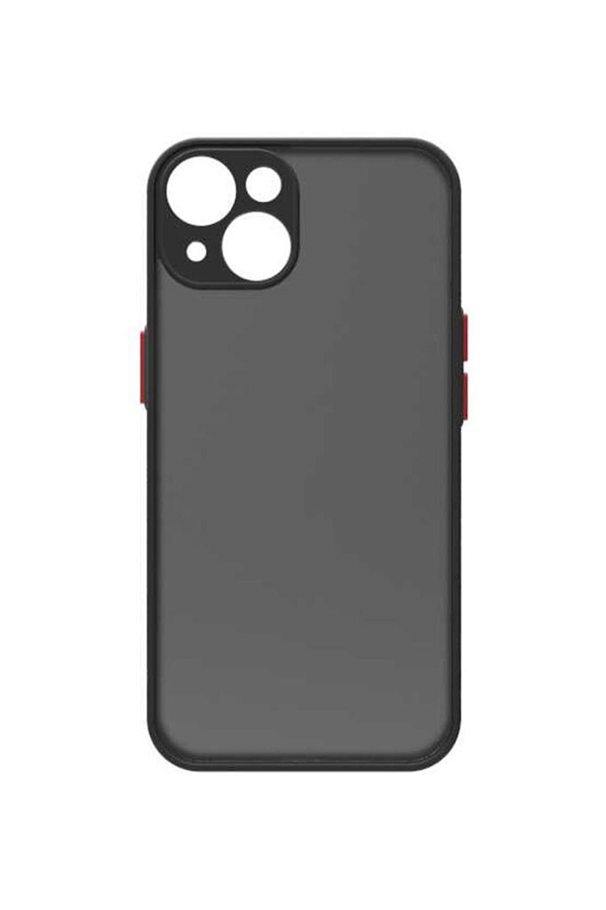 Apple iPhone 14 Plus Kılıf Mat Yüzey Kamera Korumalı Silikon