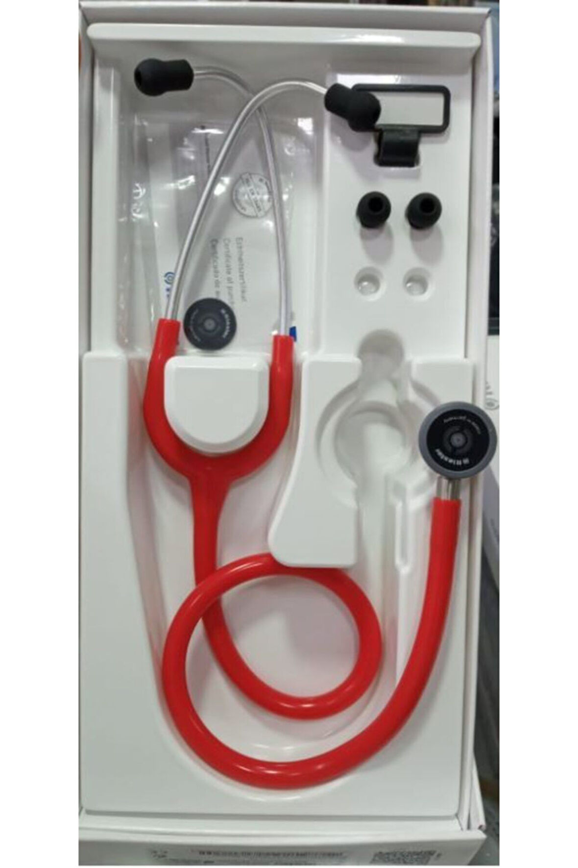 Medikaltec Yenidoğan Steteskop 4230 Pediatrik Kırmızı Stetoskop Ped.