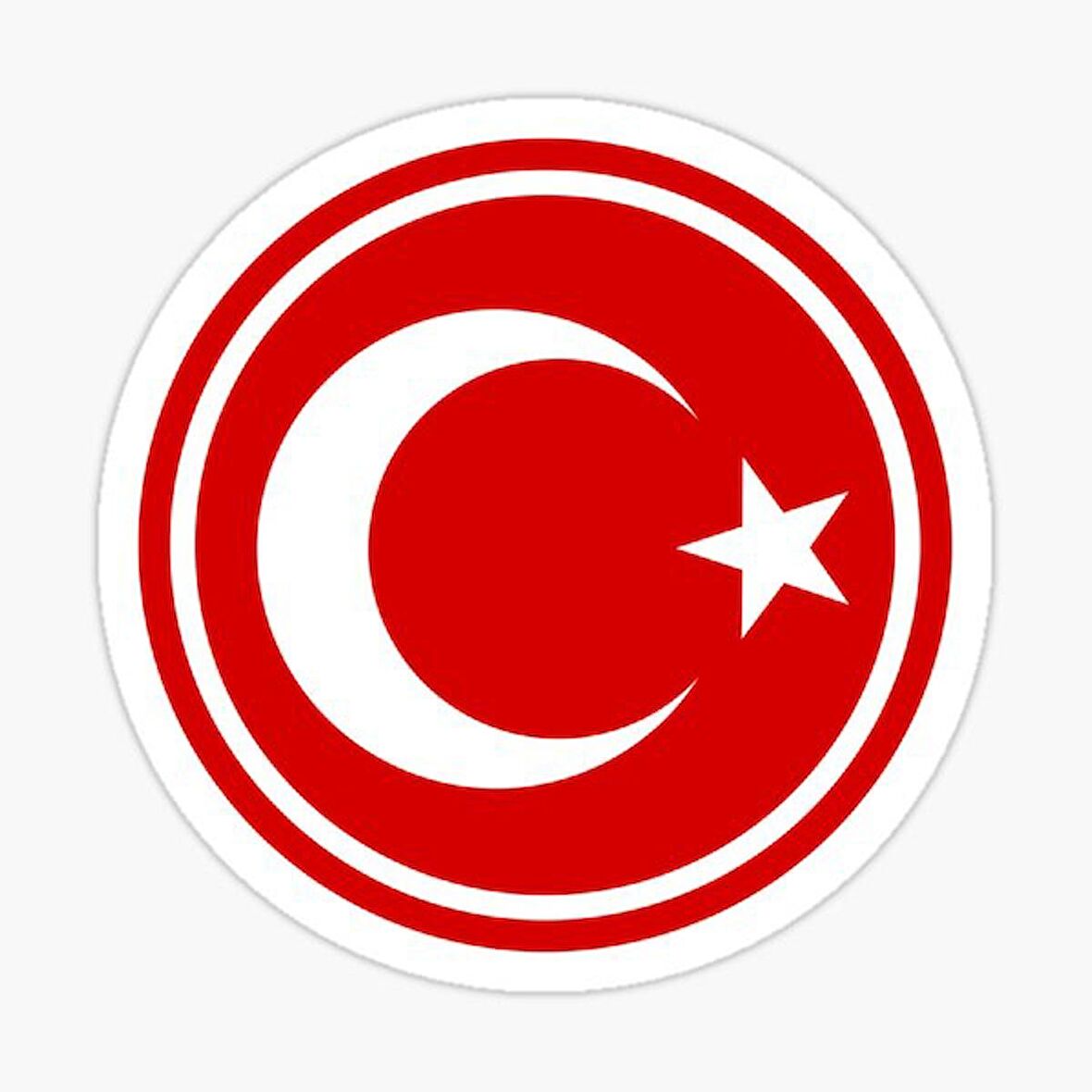 14 CM Türk Bayrağı Araba Sticker Yapıştırma