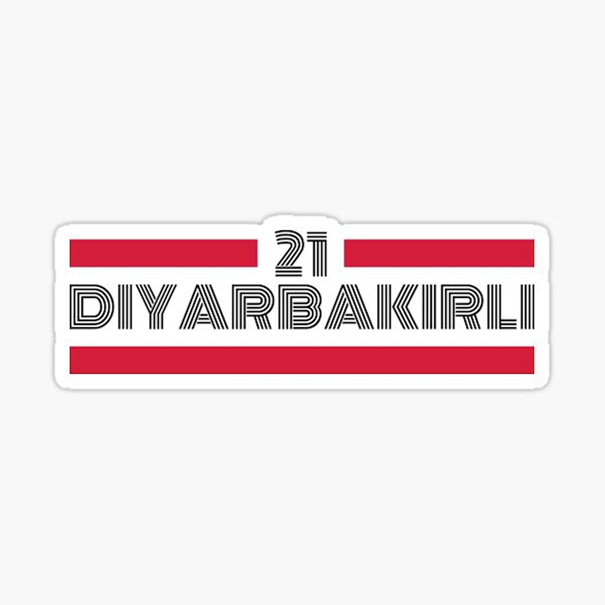 21 Diyarbakırlı Plaka Araba Sticker Yapıştırması
