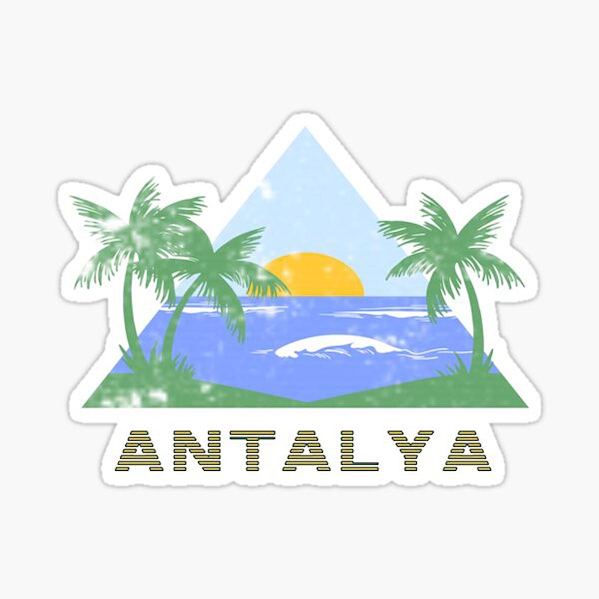 Antalya Araba Sticker Yapıştırma 17 Cm