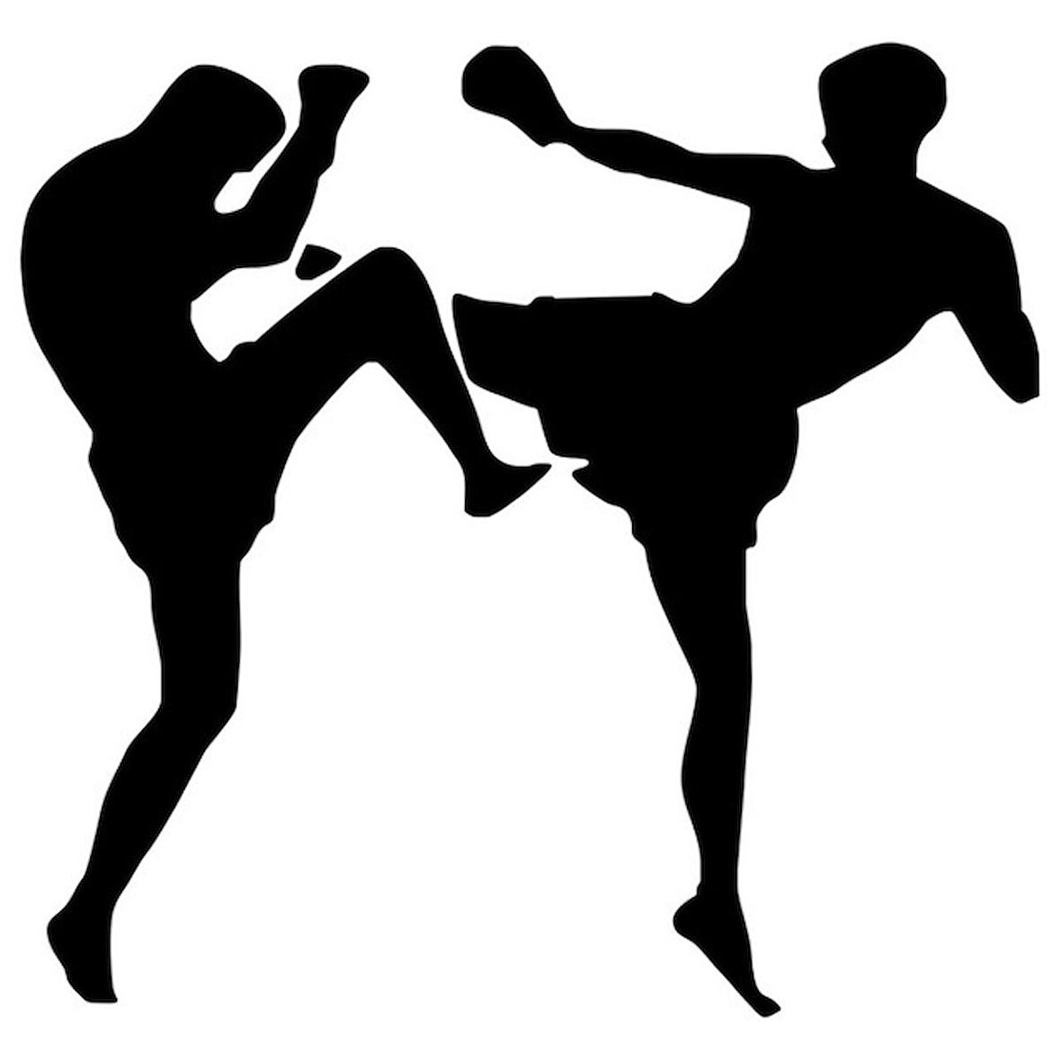 Kickboxers komik araba Sticker Yapıştırması