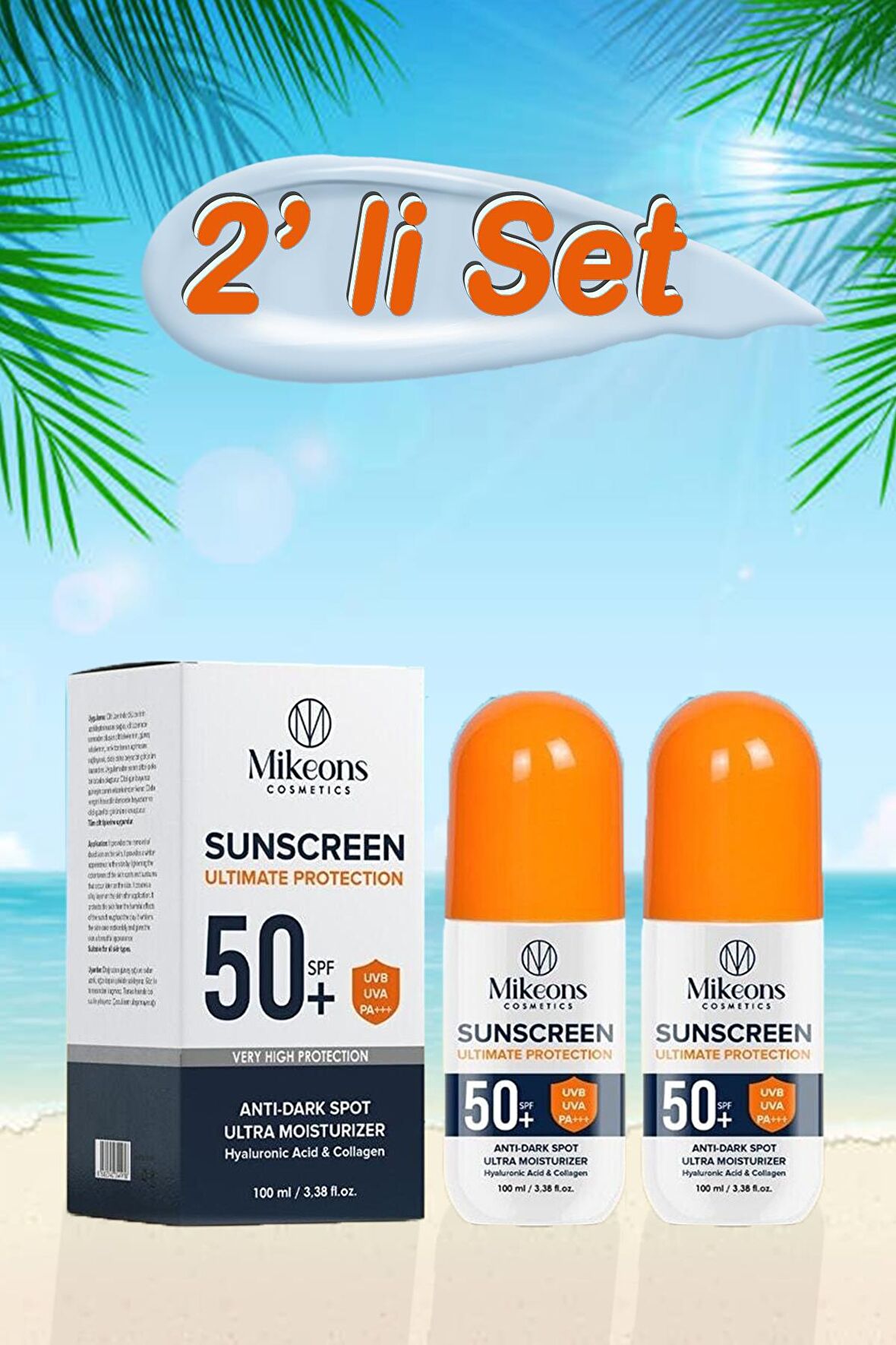 Güneş Koruyucu Yoğun Leke Karşıtı Krem 100 Ml Spf 50 - Güneş Kremi - Leke Kremi - Leke Giderici