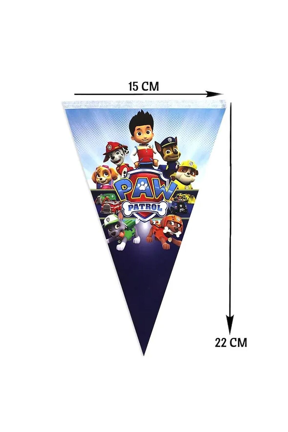 Paw Patrol Konsept Flama Asılabilir Doğum Günü Süsü