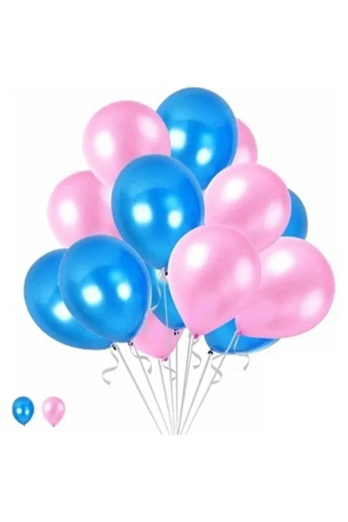 Cinsiyet Belirleme Partisi Kız Mı ? Erkek Mi? 20 Li Mavi Pembe Balon