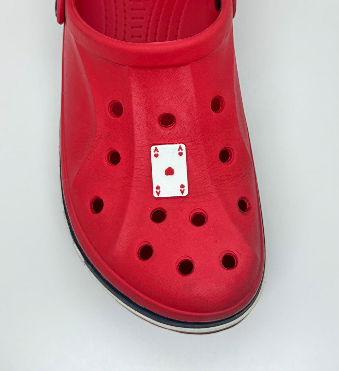 Briç - İskambil Kağıdı Kupa As Temalı Jibbitz CrocsTerlik Süsü