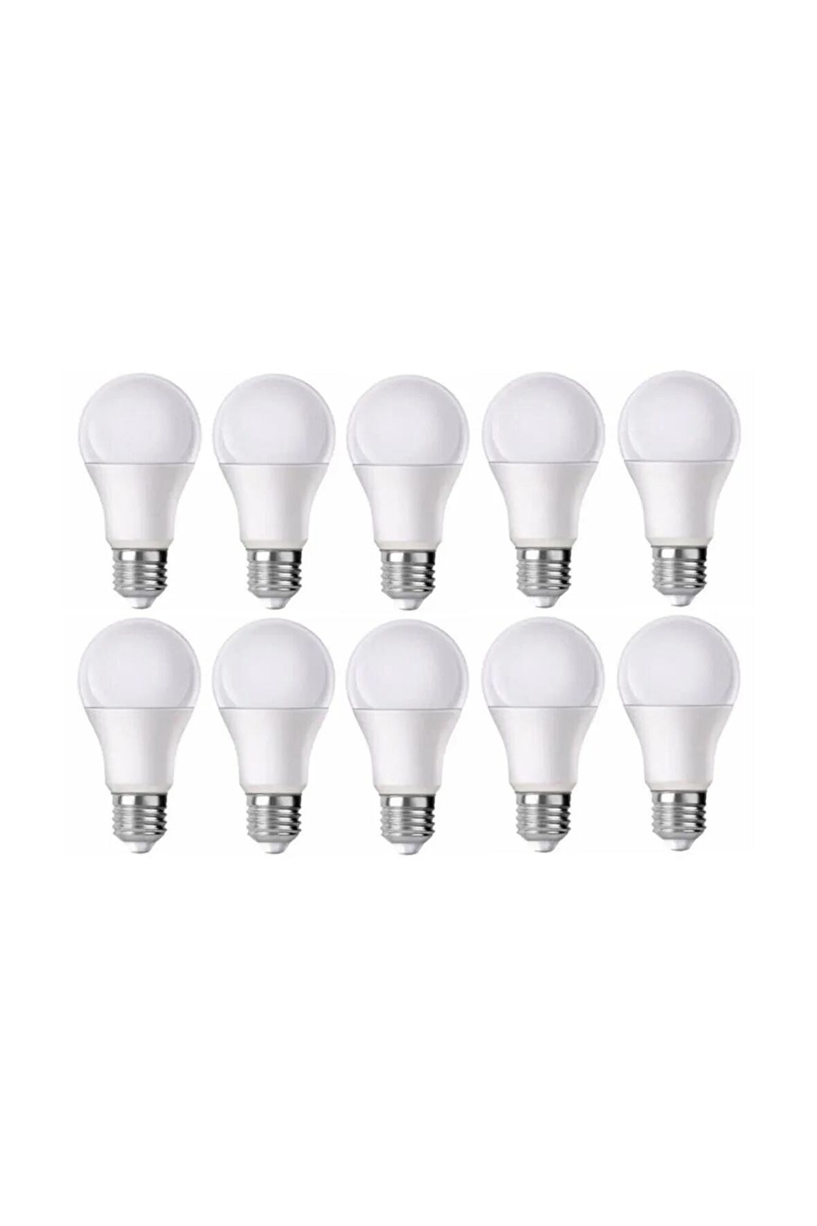 Led Ampul Beyaz Renk 9 Watt Tasarruflu 10 Lu Paket