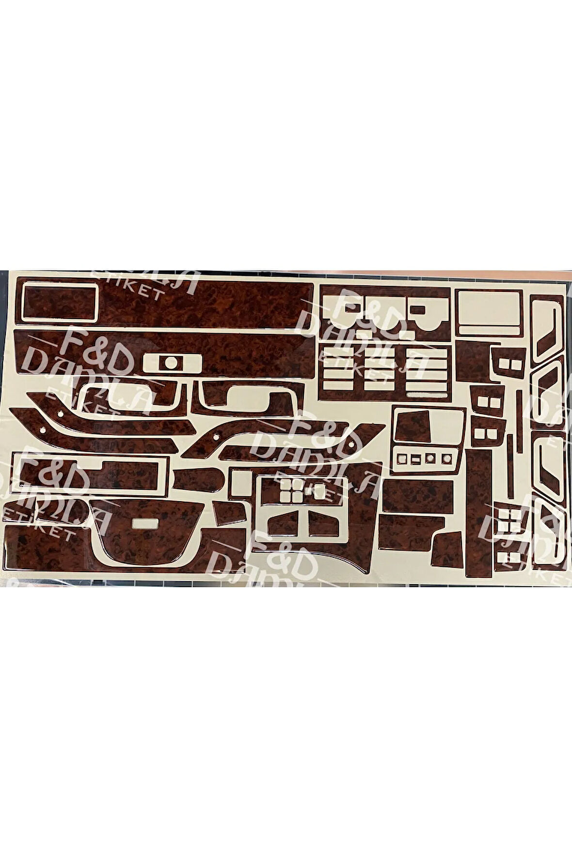 Fiat Tempra Tipo Full Özel  Set 54 Parça Torpido Göğüs Trim Konsol Maun Kaplama Özel Dizayn