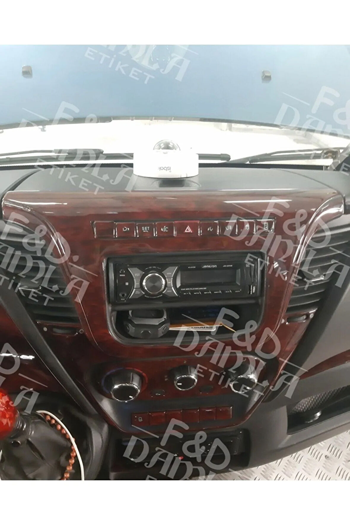 İveco Daily 2014-2019 Torpido, Konsol, Trim, Göğüs Maun Kaplama Maun Renk Full Set