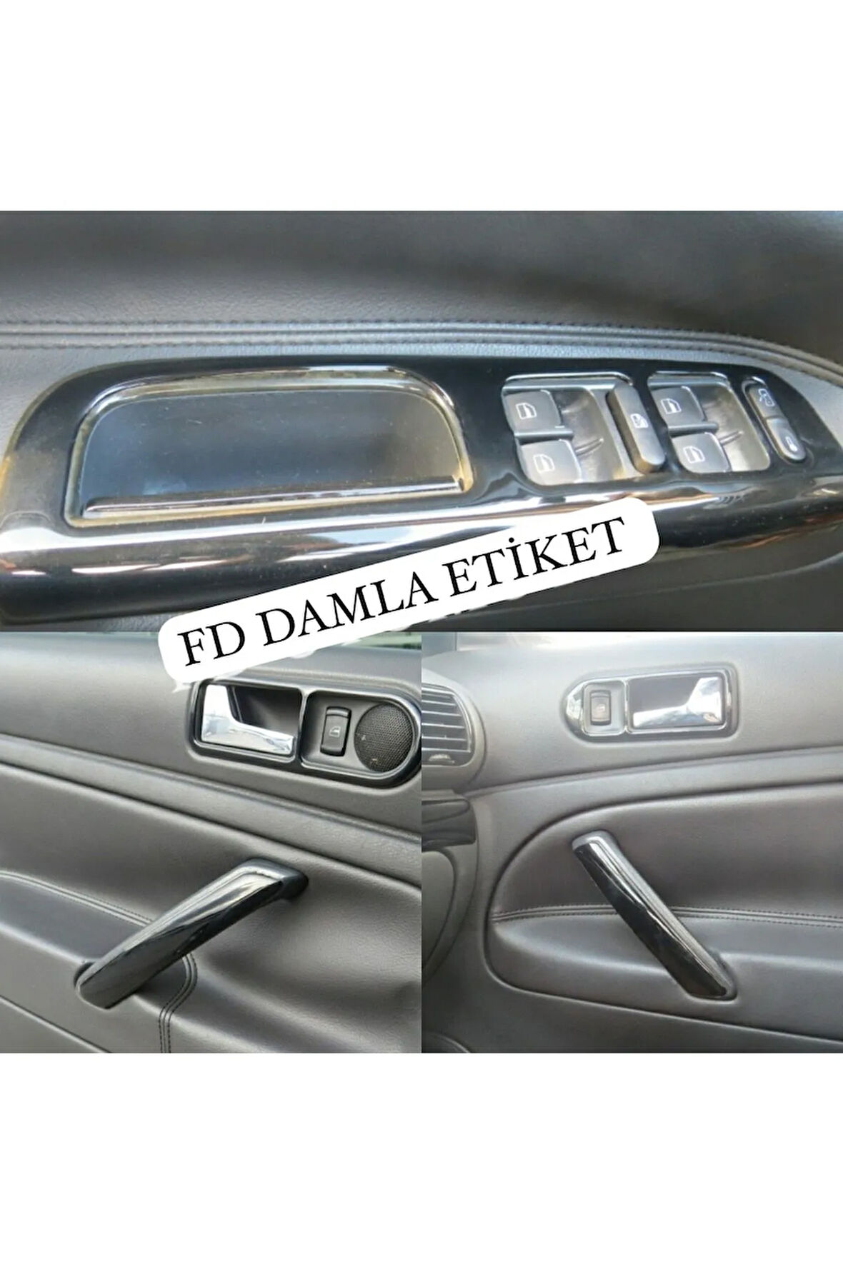 Volkswagen Passat B5, B5.5 Torpido, Konsol, Trim, Göğüs Kaplama  Set Piano Black Renk Özel Dizayn