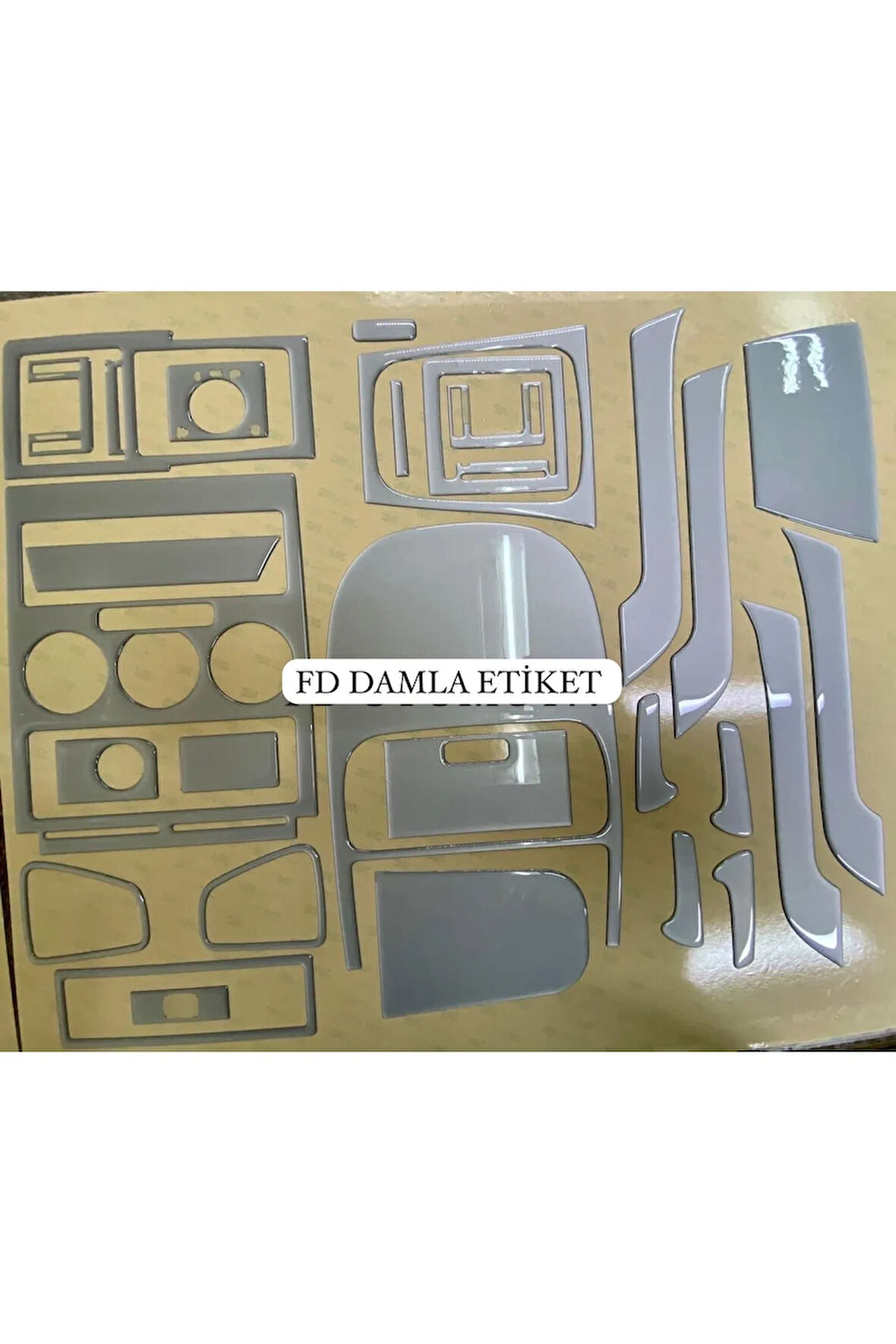 Opel Astra G Full Set  Maun Kaplama  Set Gümüş Gri Renk Özel Dizayn