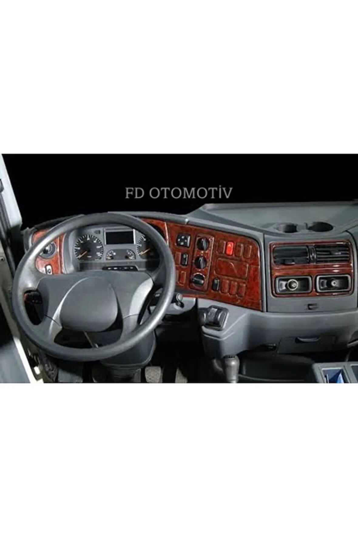 Mercedes Axor Torpido, Konsol, Trim, Göğüs Maun Kaplama  Maun Renk Özel Dizayn