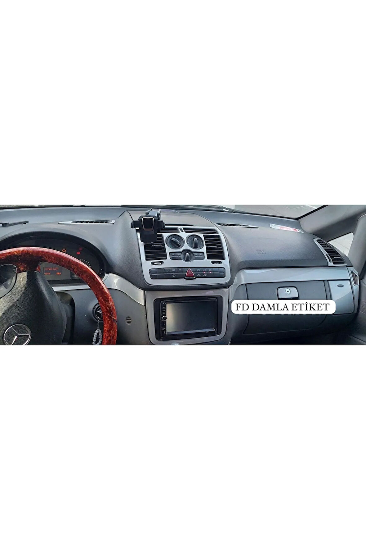 Mercedes Vito Viano 2004-2013 Maun Kaplama  Set Piano Black Renk Özel Dizayn