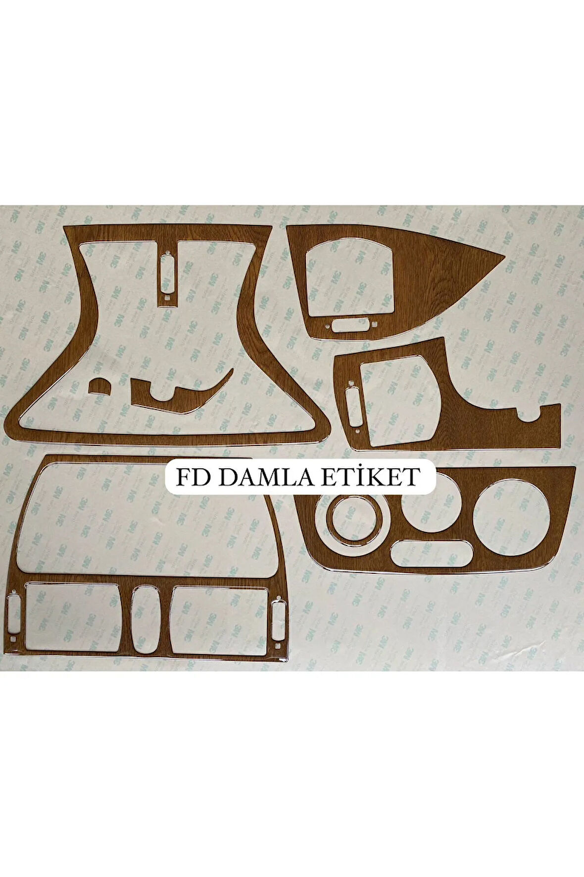 Fiat Brava , Marea Torpido, Konsol, Trim, Göğüs Kaplama  Set Fındık Ağacı Renk Özel Dizayn
