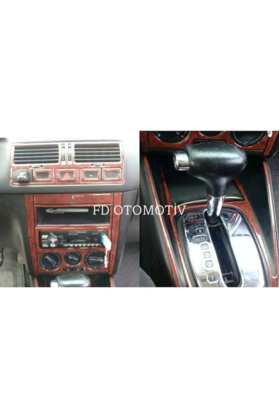 Volkswagen Bora Torpido, Konsol, Trim, Göğüs Kaplama  Set Maun Renk Özel Dizayn