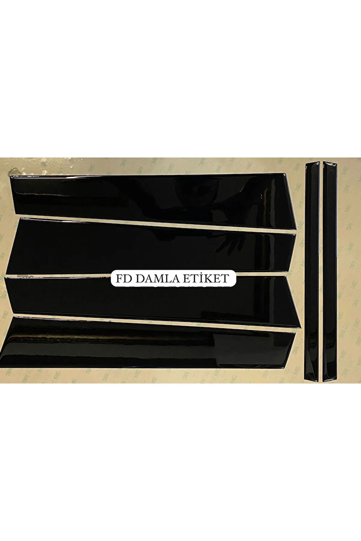 BMW F30 E90 Kapı Direği PianoBlack Kaplama  Parlak Siyah Özel Dizayn