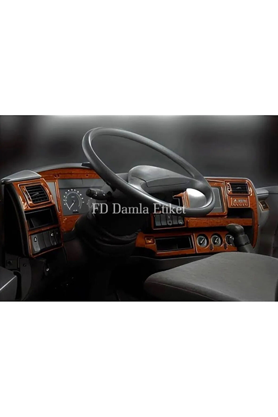 Renault Magnum 2005 Torpido, Konsol, Trim, Göğüs Maun Kaplama  Maun Renk Özel Dizayn