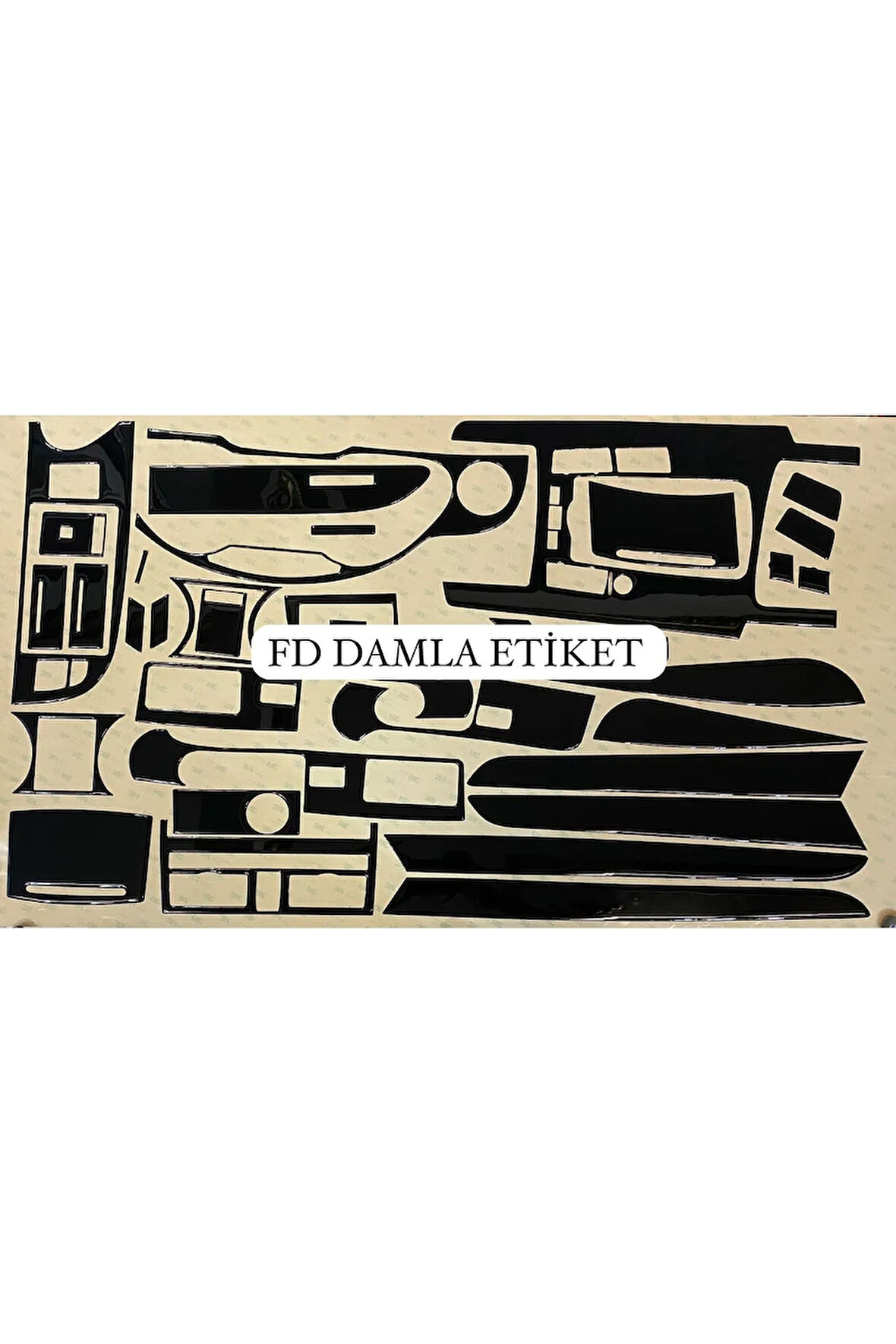 Audi A6 C6 Torpido, Konsol, Trim, Göğüs Kaplama  Full Set  Parlak Siyah  Renk Özel Dizayn