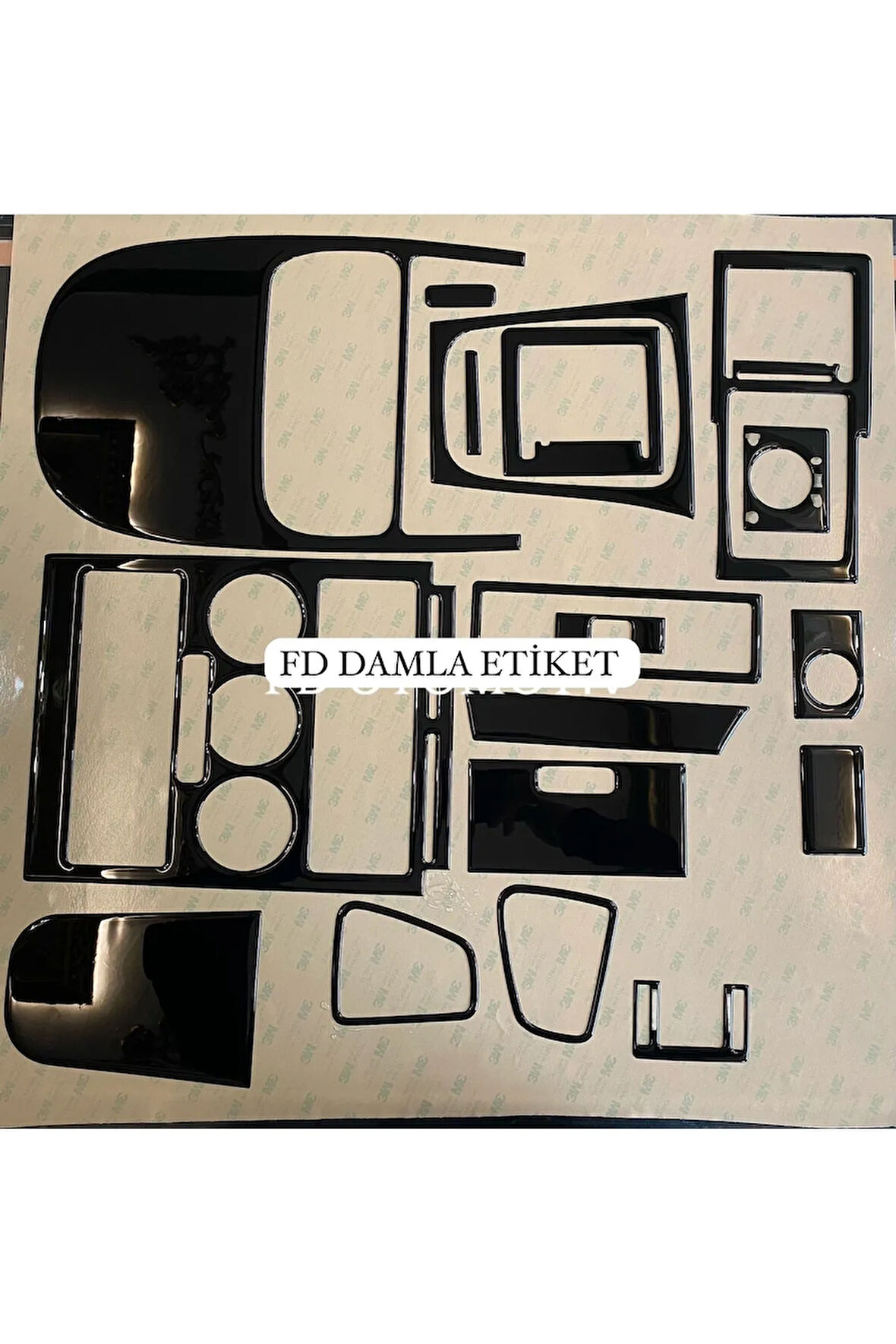 Opel Astra G Maun Kaplama  Set Piano Black Renk Özel Dizayn