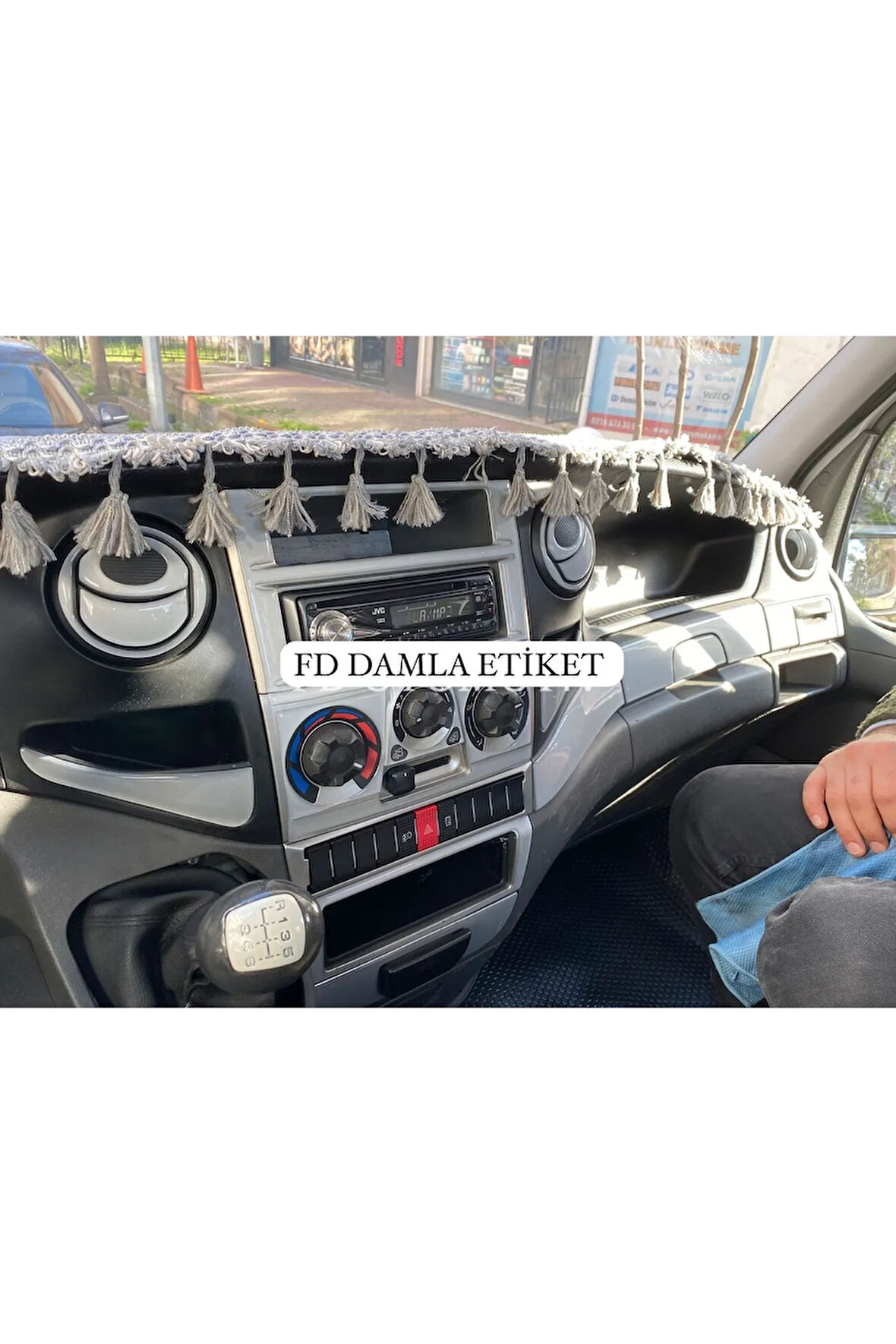 Iveco Daily 2006 Torpido, Konsol, Trim, Göğüs Kaplama  Set Gümüş Gri Renk Özel Dizayn