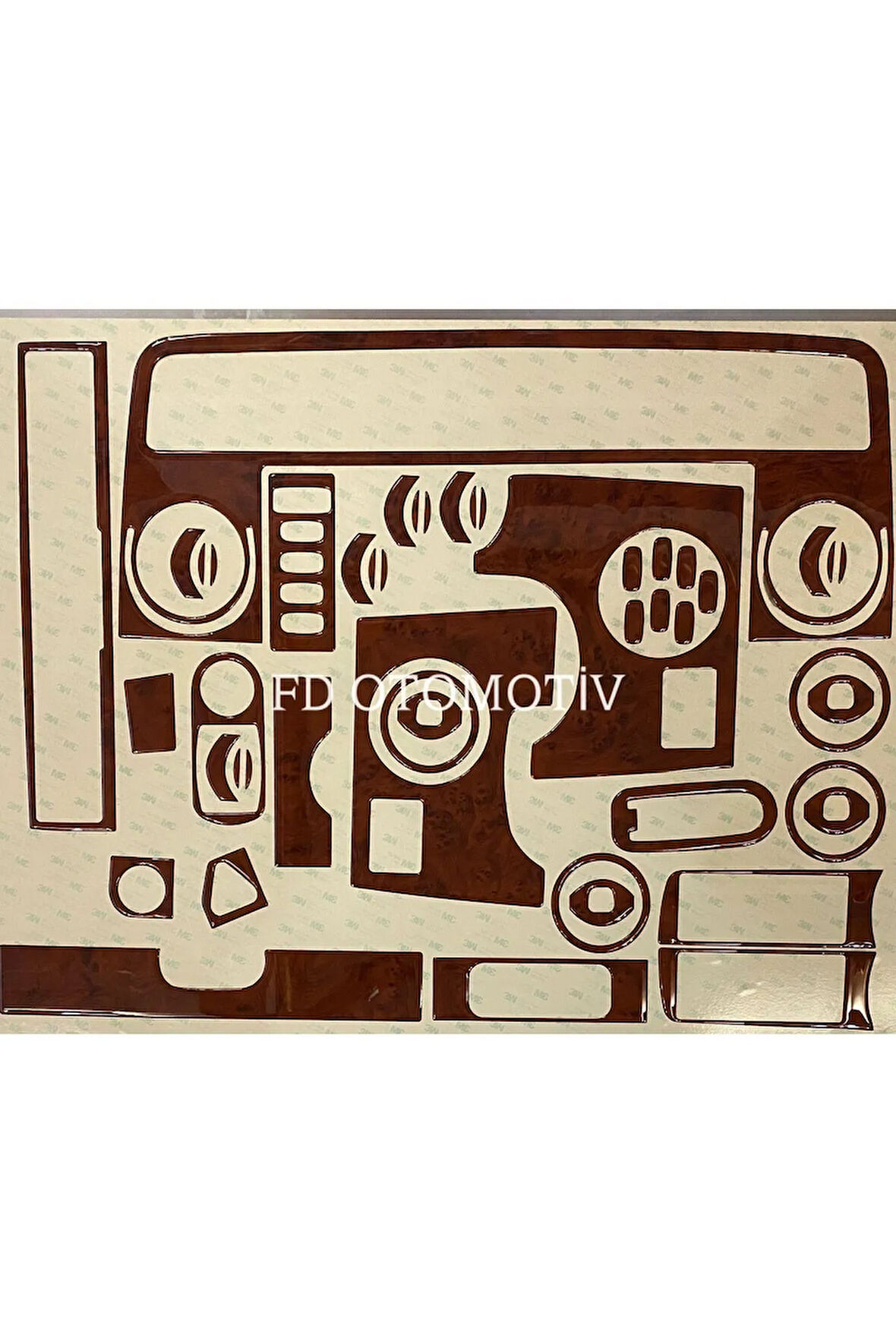 Renault Master 2 Torpido, Konsol, Trim, Göğüs Kaplama  Set Maun Renk Özel Dizayn