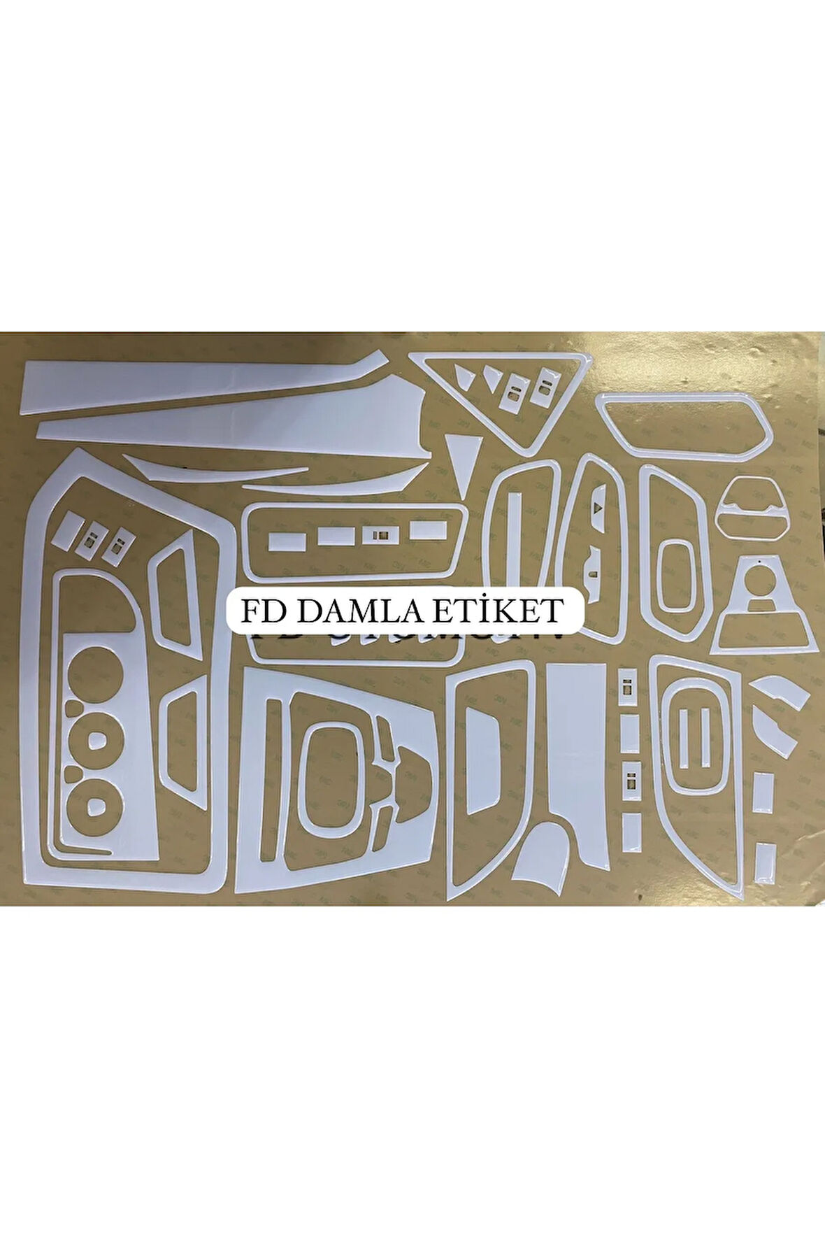 Ford Transit 2013 - 2019 Maun Kaplama  Full Set  Beyaz Renk Özel Dizayn