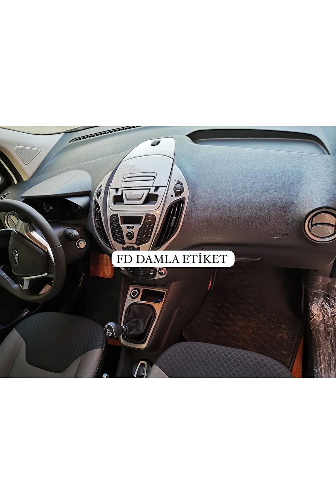 Ford Courier Full Set  Torpido, Konsol, Trim, Göğüs Kaplama  Set Gümüş Gri Renk Özel Dizayn