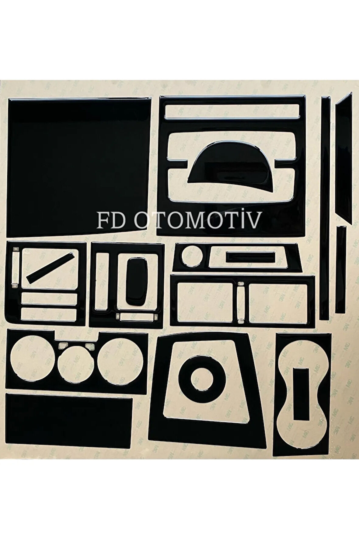 Fiat Albea , Palio Torpido, Konsol, Trim, Göğüs Kaplama Seti Piano Black Renk