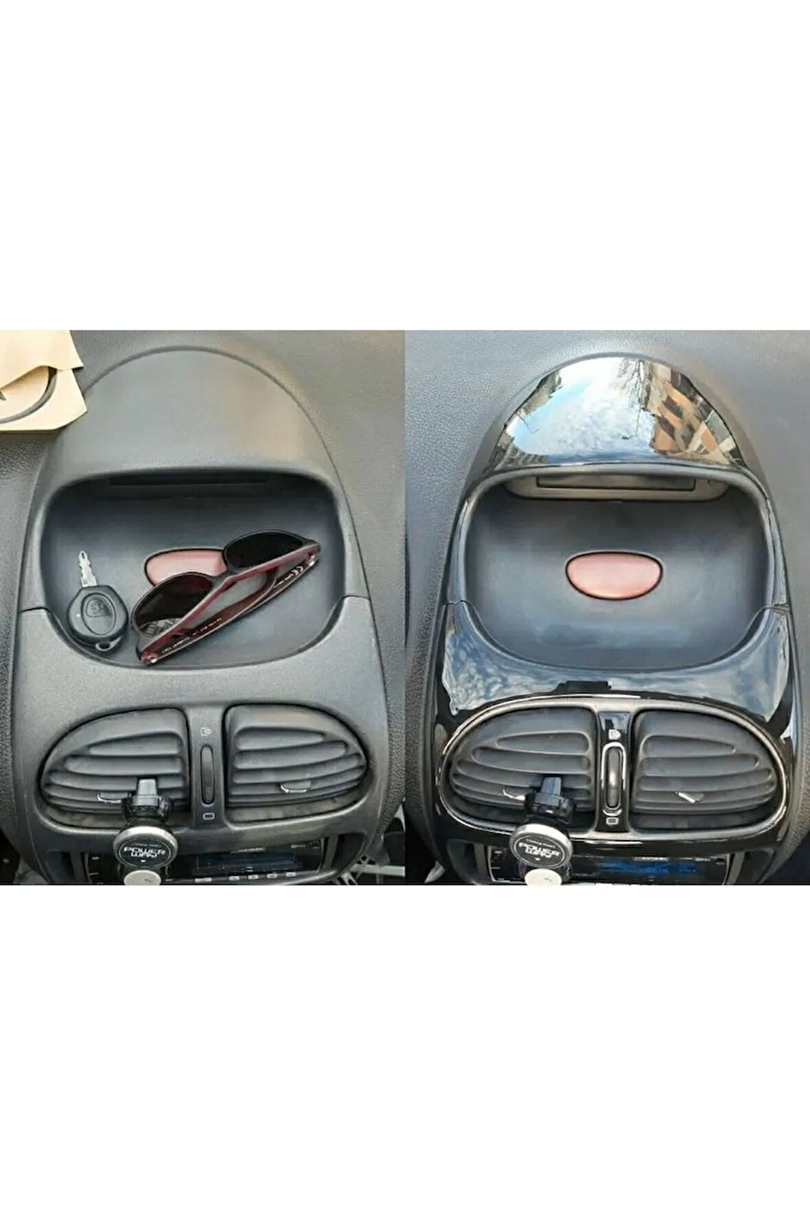 Peugeot 206 Torpido, Konsol, Trim, Göğüs Kaplama Seti Piano Black Renk