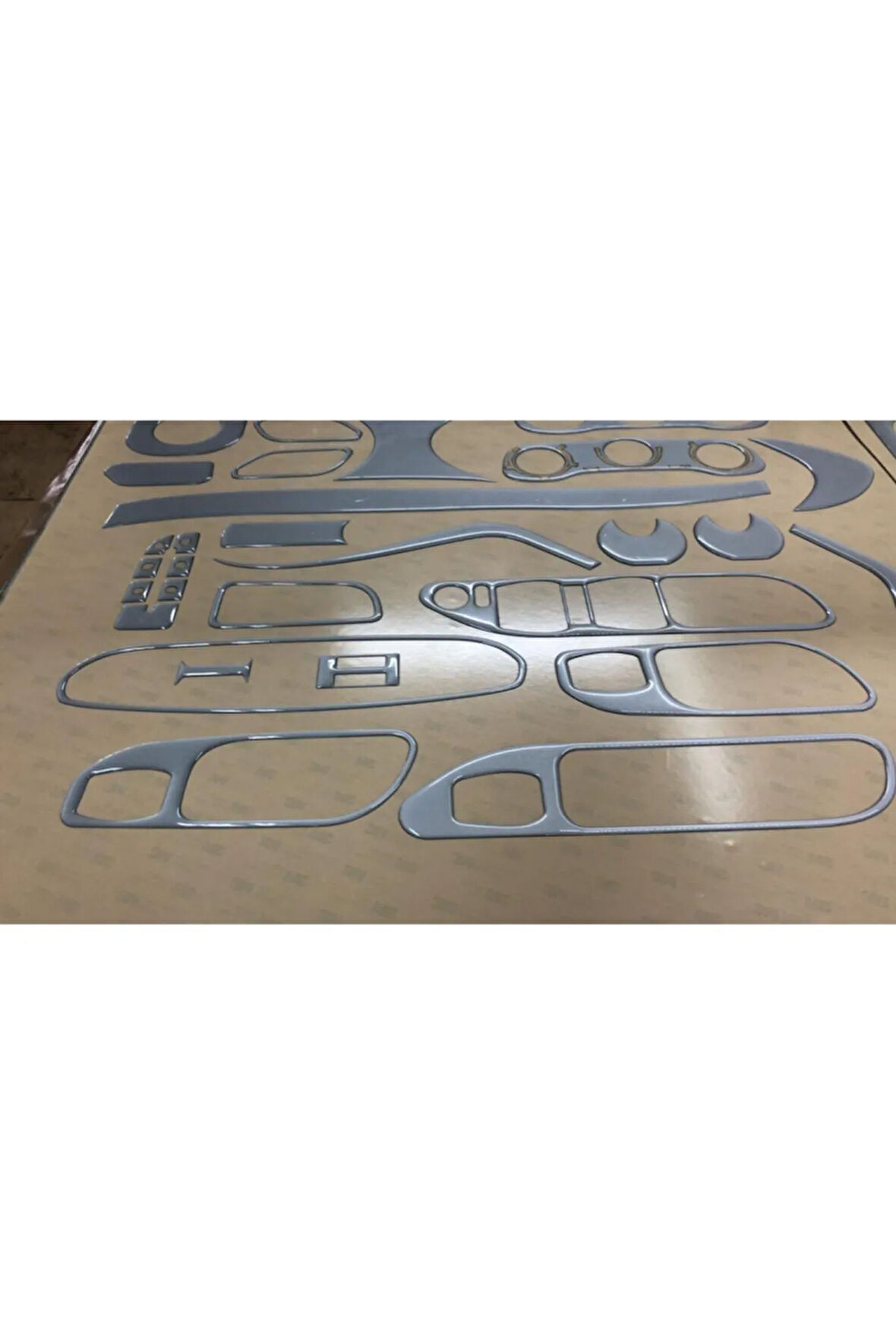 Fiat Egea Full Set Torpido, Konsol, Trim, Göğüs Kaplama Seti Gümüş Gri Renk