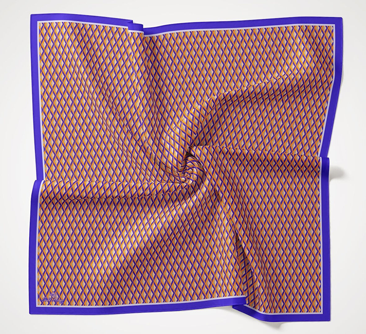 90 X 90 İpek Karışımlı Olinda Eşarp 03658