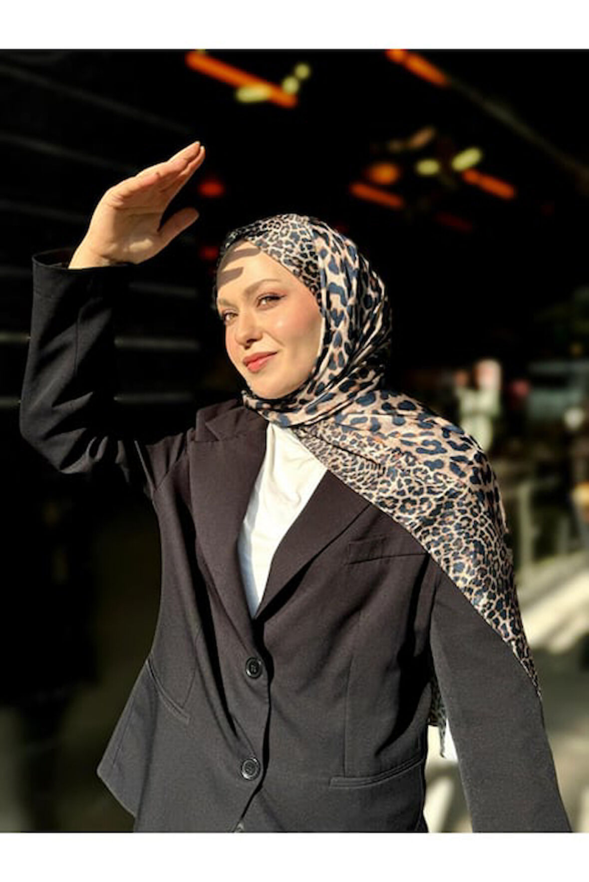 İdol Saten İpek Şal - 04434