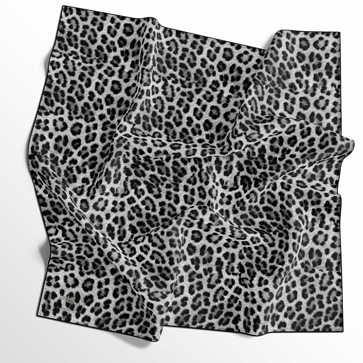Leopar Desenli Soft Pamuk Eşarp - 04484