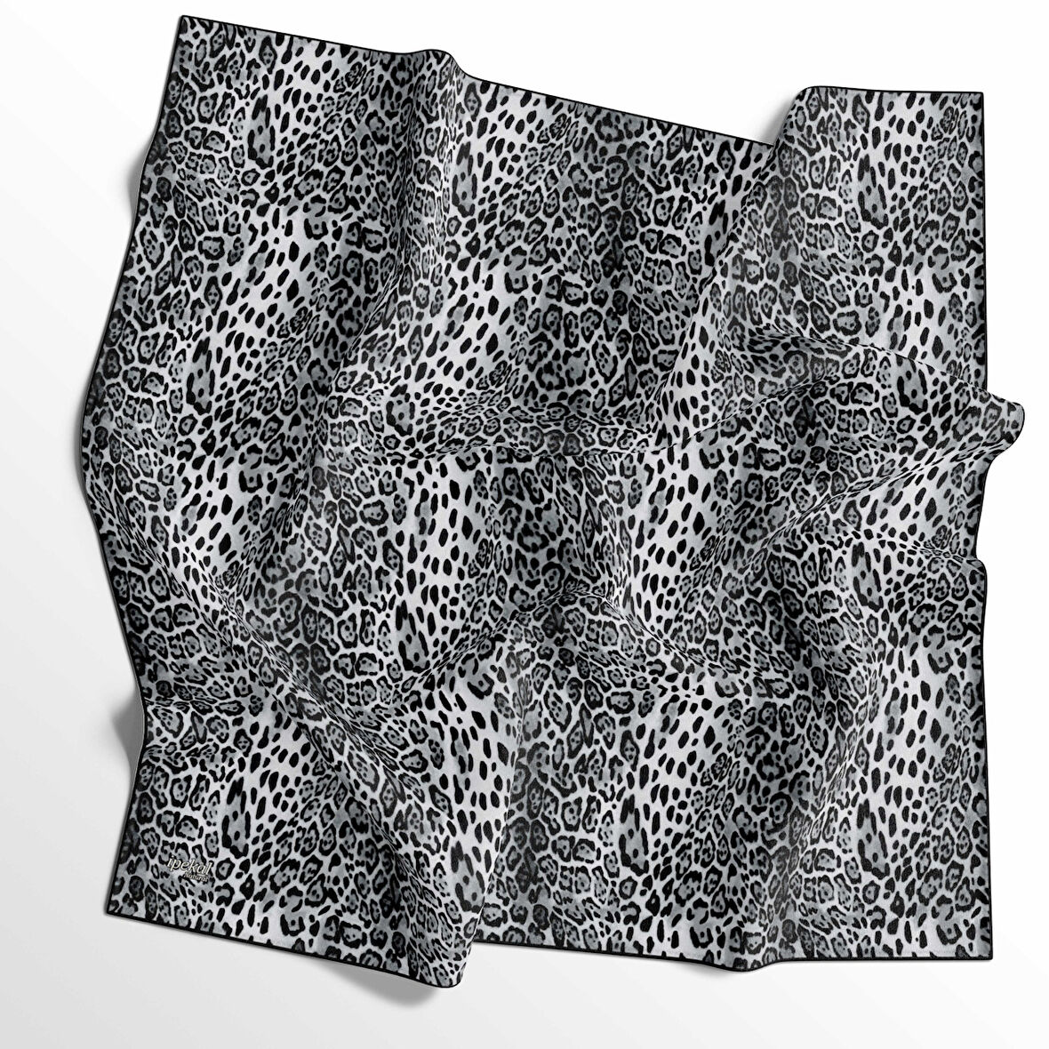 Leopar Desenli Soft Pamuk Eşarp - 04487