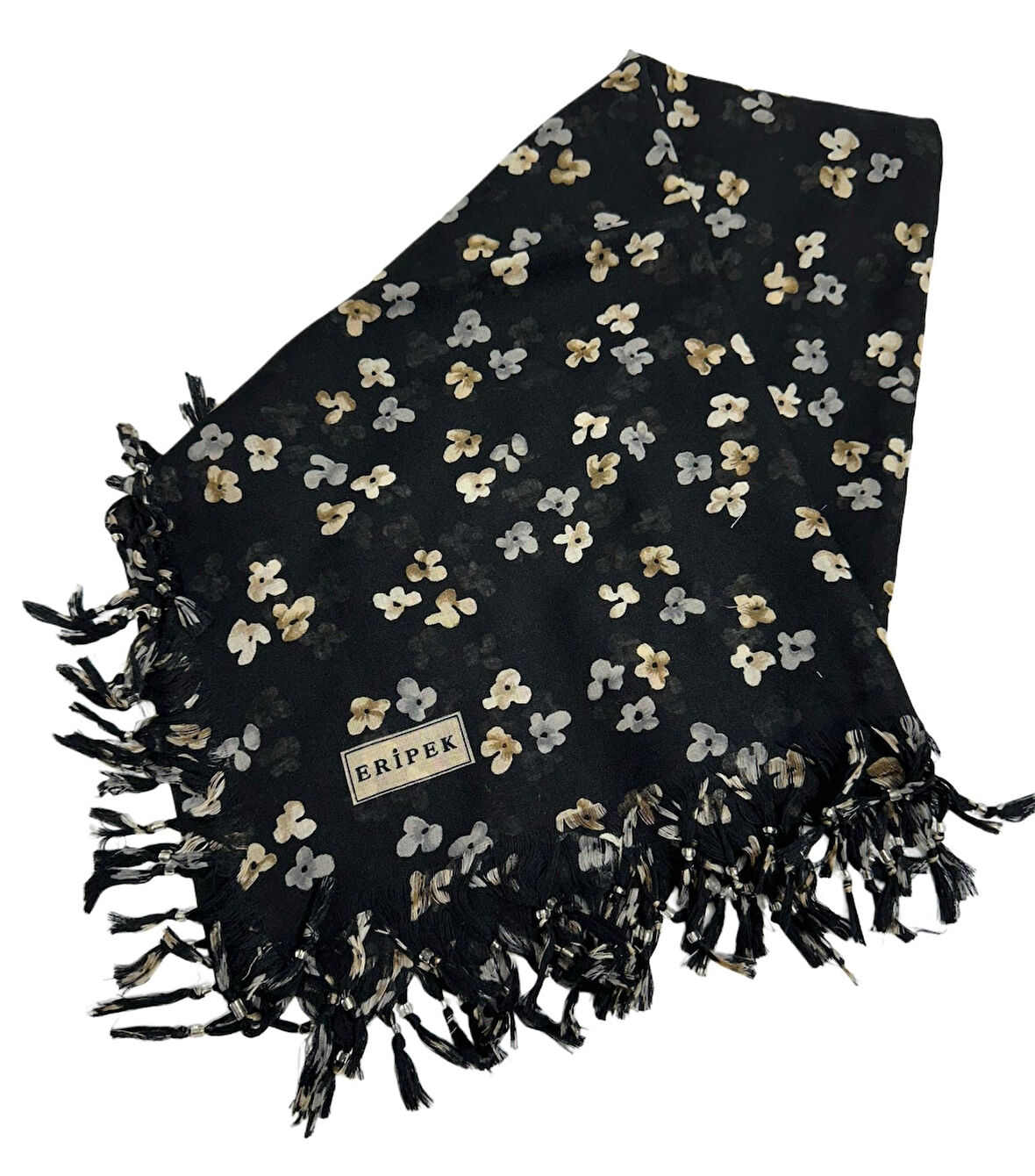 Sökme Boncuklu Pamuk Yazma - 95 x 95 - 04920