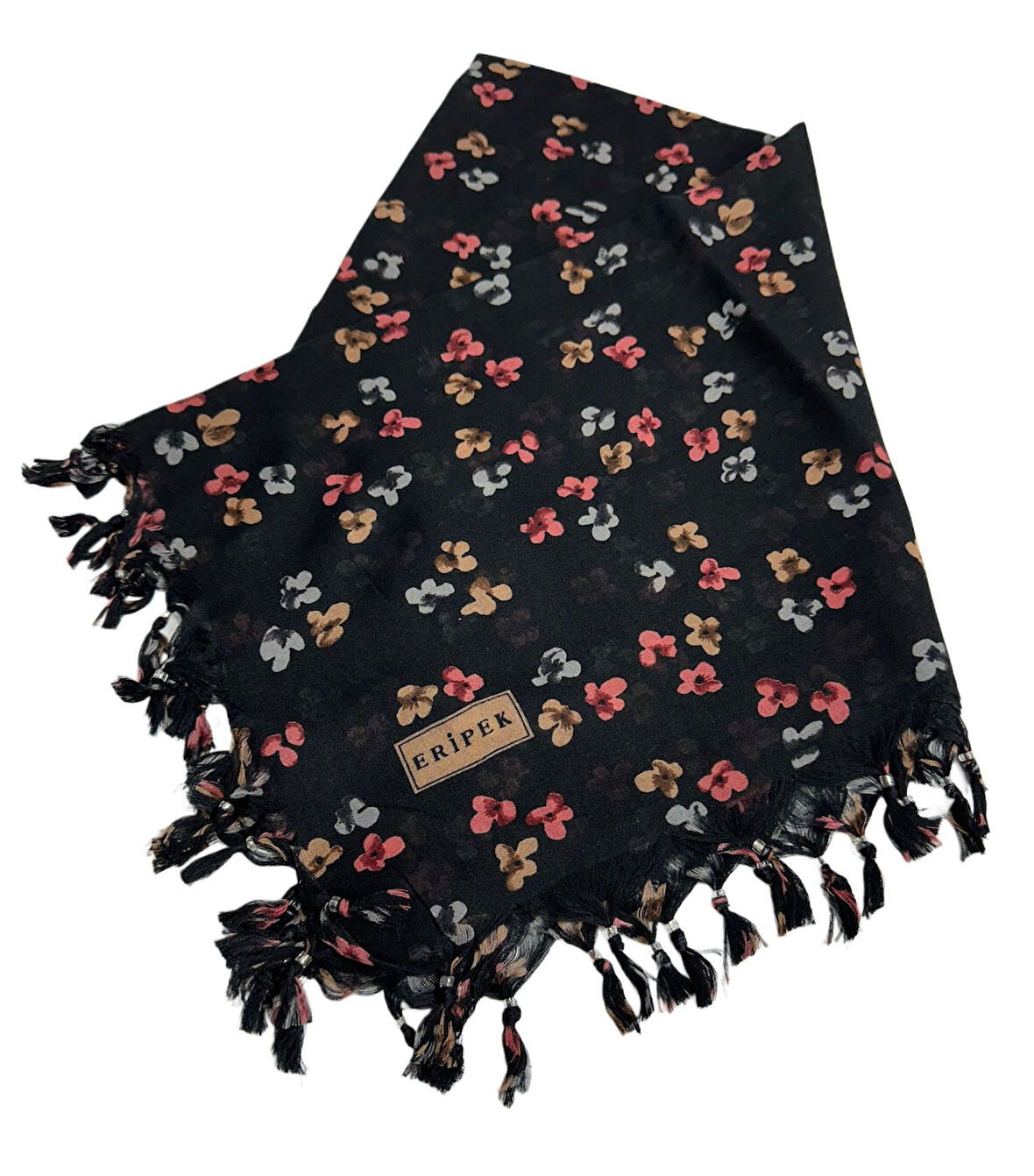 Sökme Boncuklu Pamuk Yazma - 95 x 95 - 04920