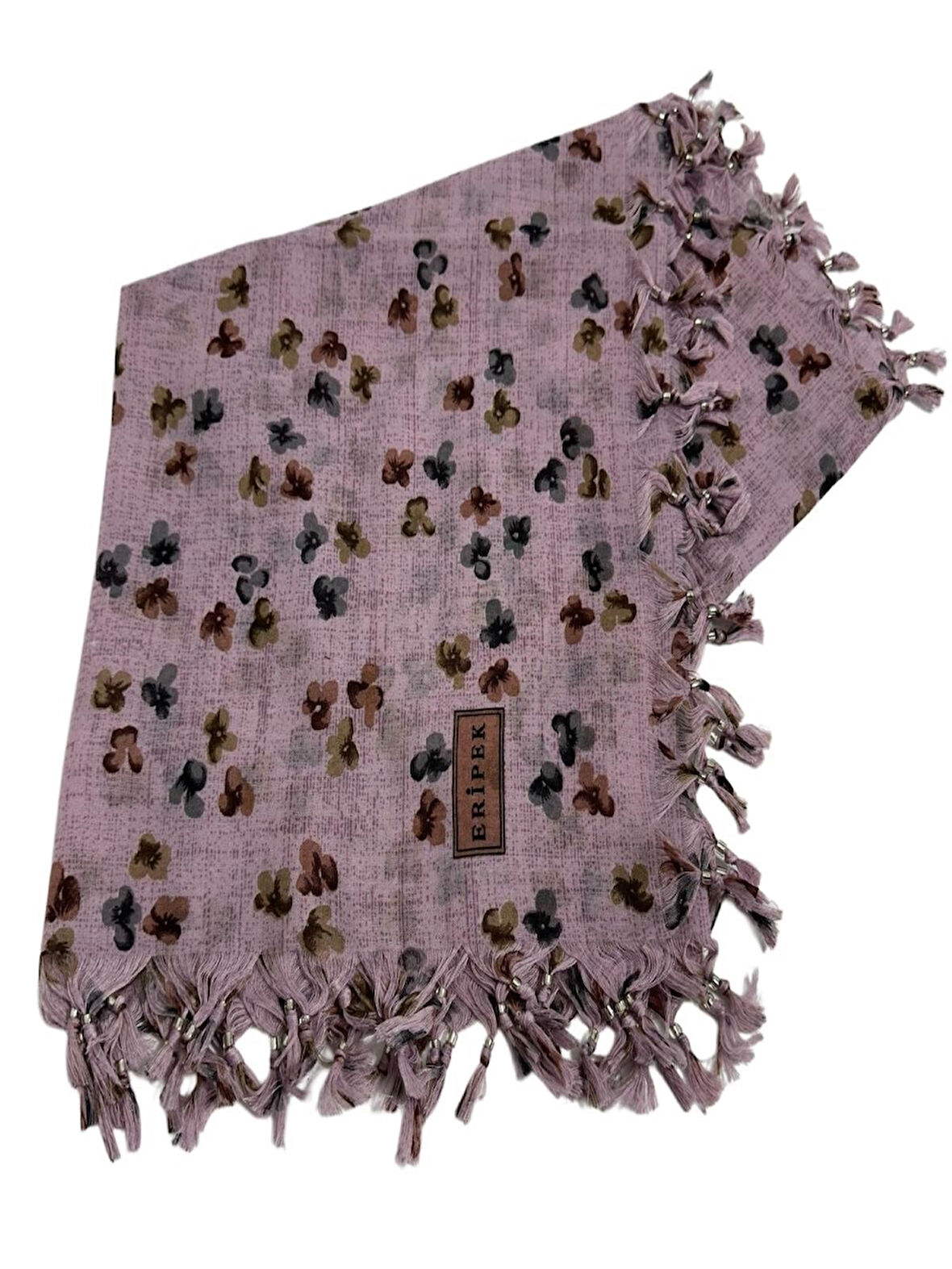 Sökme Boncuklu Pamuk Yazma - 95 x 95 - 04928