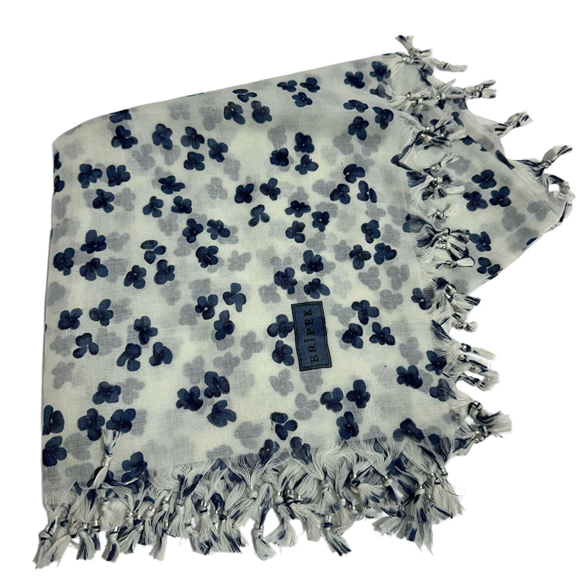 Sökme Boncuklu Pamuk Yazma - 95 x 95 - 04930